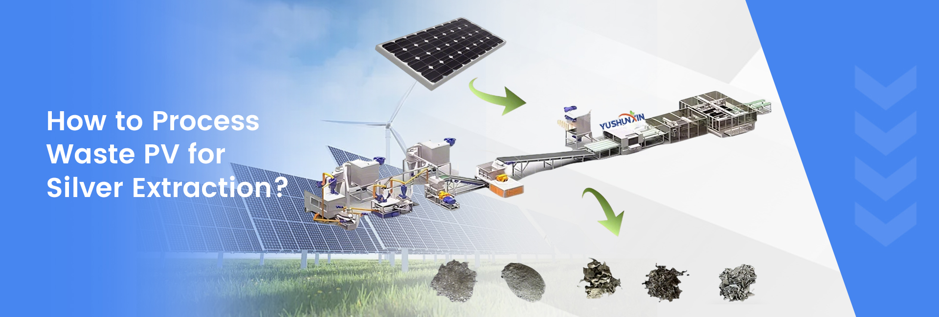 How to Process Waste PV for Silver Extraction Banner How to Process Waste PV for Silver Extraction Banner