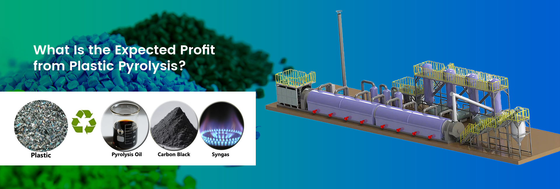Quel est le bénéfice attendu de la bannière de pyrolyse plastique What Is the Expected Profit from Plastic Pyrolysis Banner