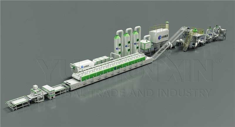 Solar panel material recovery output